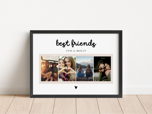 Personalised Best Friend Photo Print