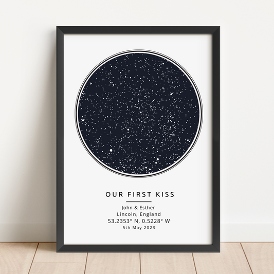 Personalised Star Map Print